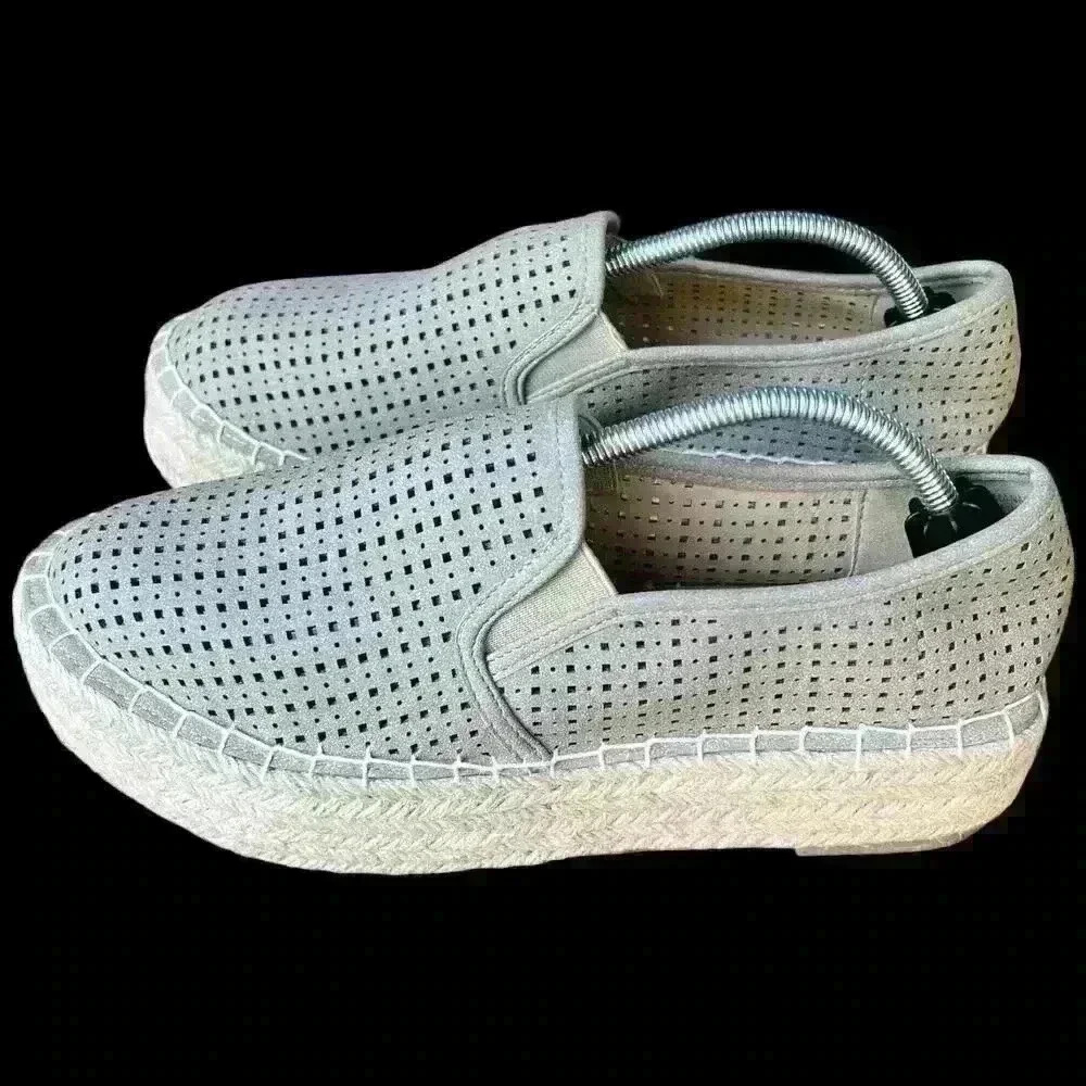 Altar'd State Espadrille Platform Beige Women's Size 7.5 Shoes Casual Loafer